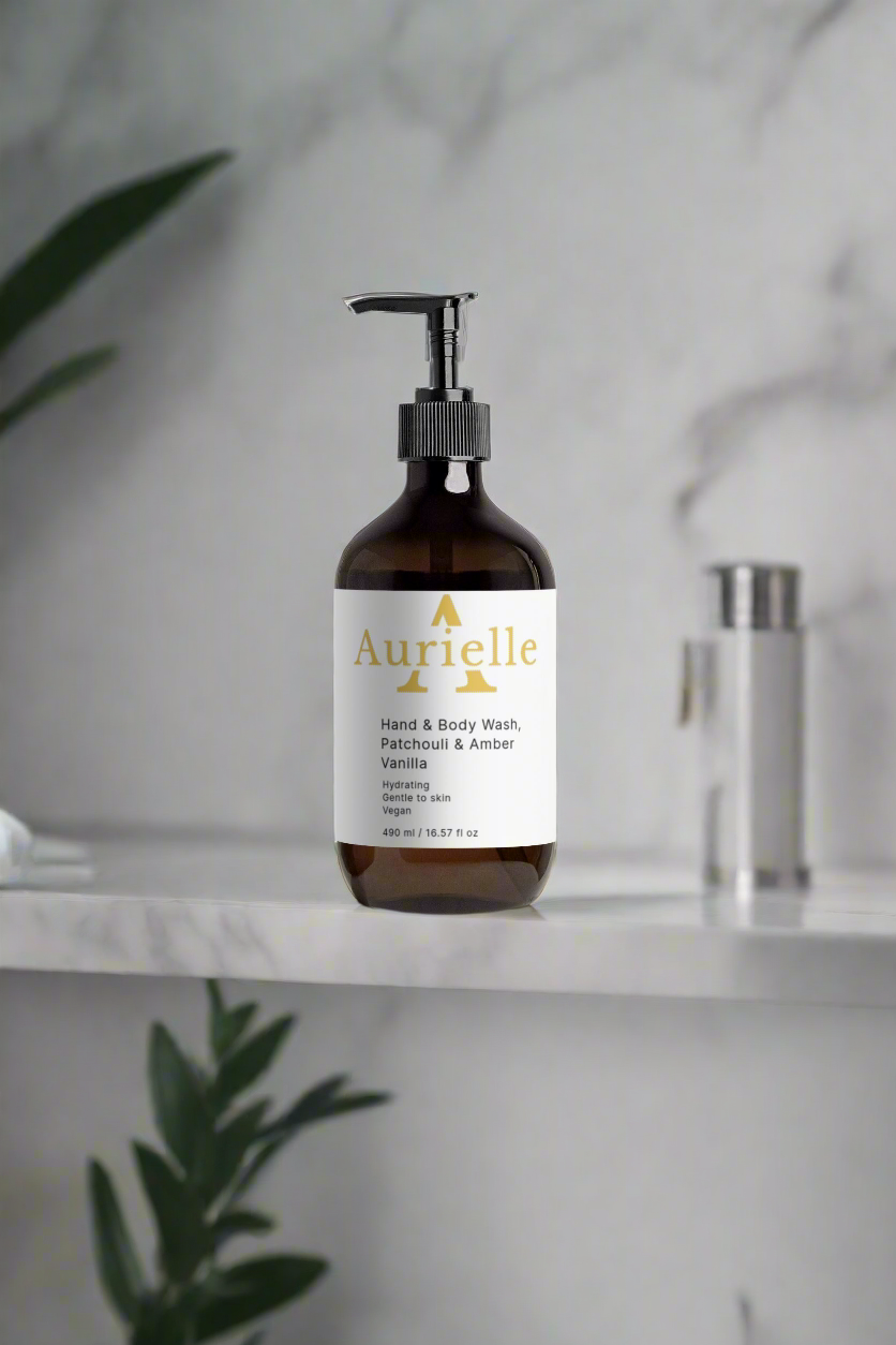 Indulgent Hand & Body Wash – Patchouli & Amber Vanilla