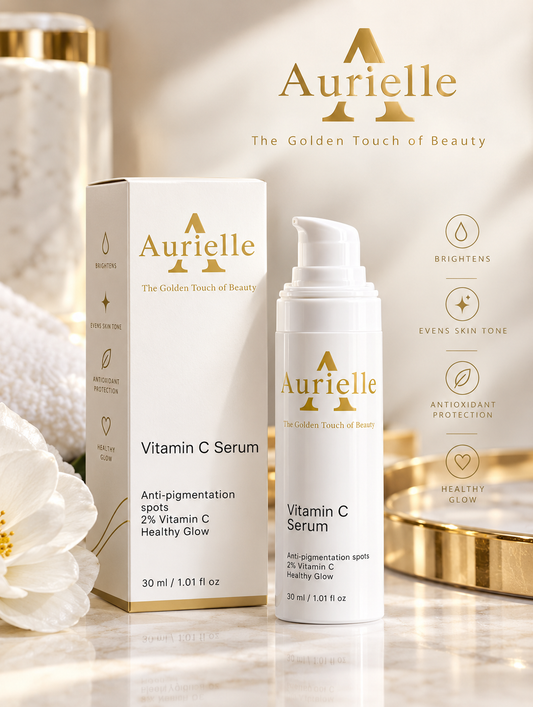 Brightening Vitamin C Face Serum with Ferulic Acid, Hyaluronic Acid